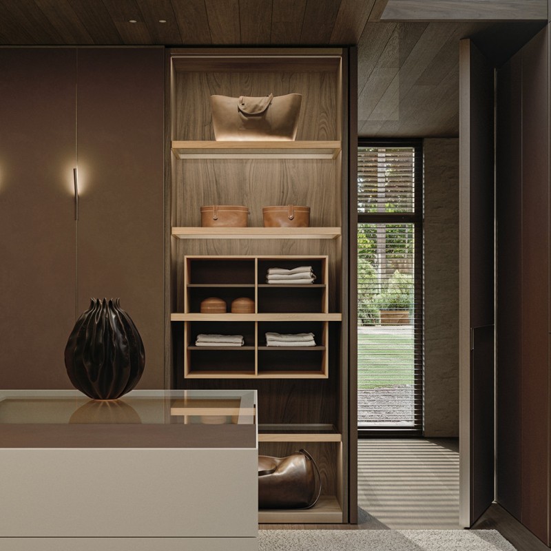 Parallel Walk-in Closets