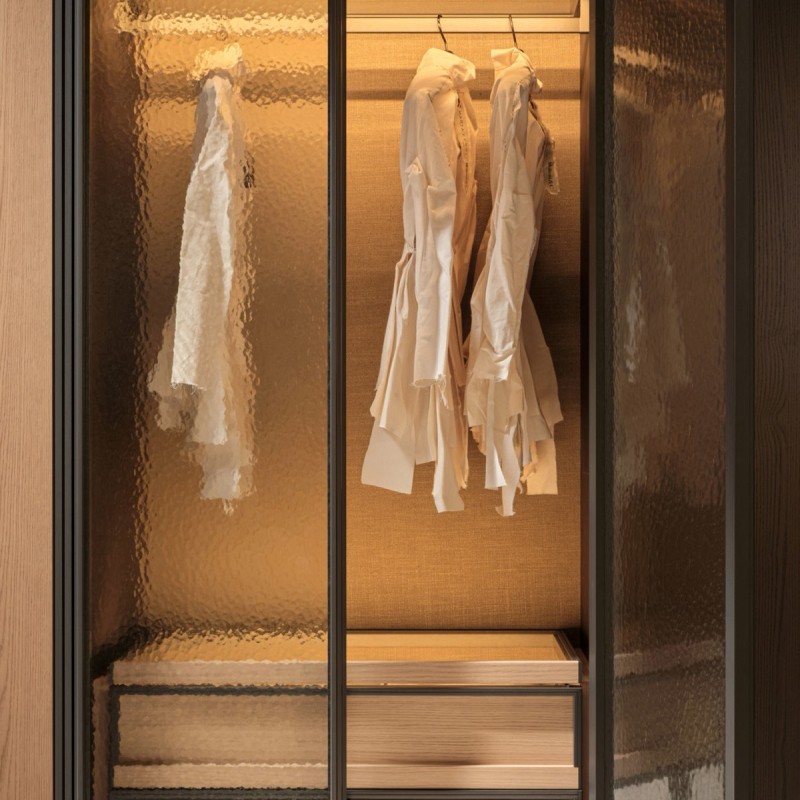 Parallel Walk-in Closets