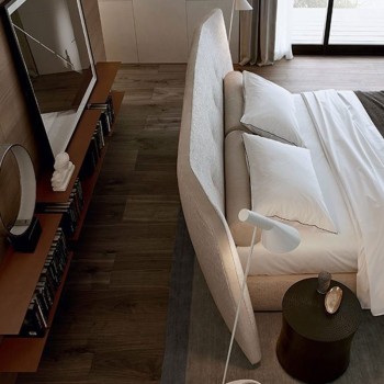 Poliform Fabric Bed Designed for Comfort