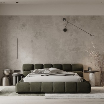 Italian B&B Fabric Bed