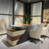 Versace Imitation Leather and Stainless Steel Desk High