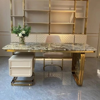 Ceccotti Collezioni Brand Bookcase Natural Marble Jazz