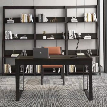 Poliform Solid Wood Metal Desk
