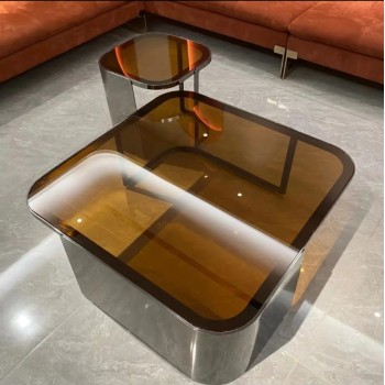 FENDI Glass Coffee Table (XF-10832)