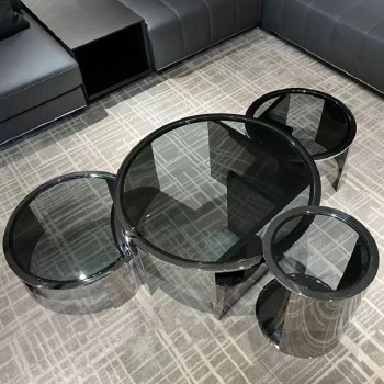 FENDI Glass Coffee Table (XF-10840)