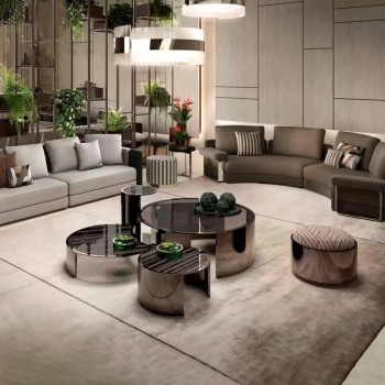 FENDI Glass Coffee Table (XF-10840)