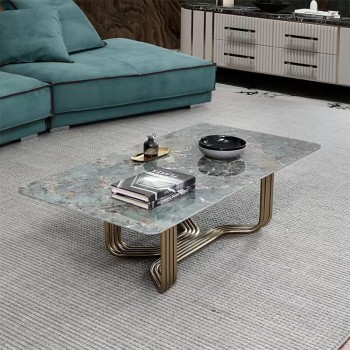 Visionnaire Long Coffee Table Tempered Glass Top