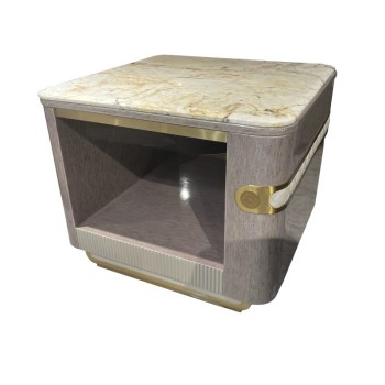 LONGHI Marble Solid Wood TV Stand