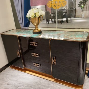 Giorgio Armani Long Coffee Table in Solid Wood Piano