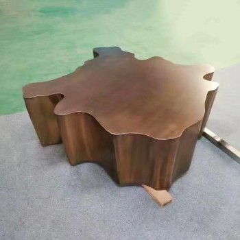 Boca Do Lobo Brand Side Table Features a with Stainless