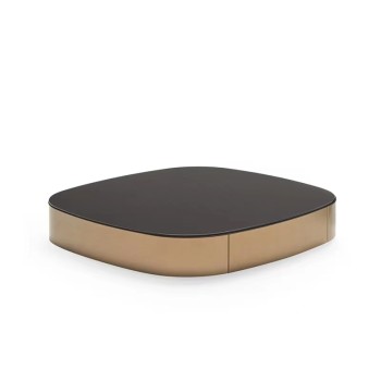 PAOLOCASTELLI Stainless Steel Metal Coffee Table