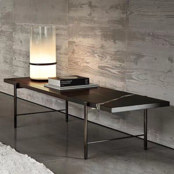 Minotti Design Long Coffee Table Made with Fine Natural