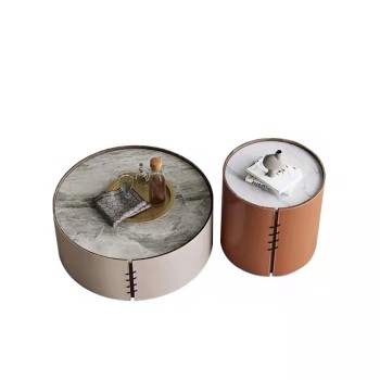 Vitra Brand Round Coffee Table Sintered Stone Surface