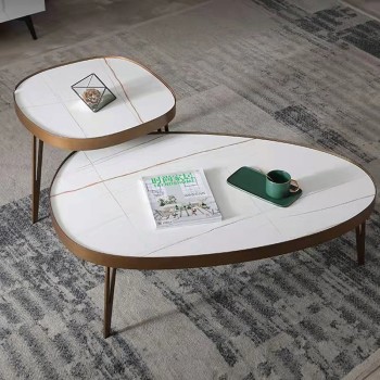 Vitra Sintered Stone Metal Coffee Table