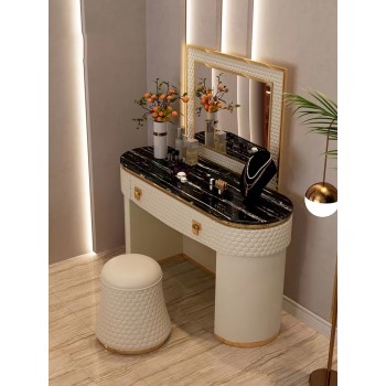 Poltrona Frau Dressing Table Made of Stainless Steel