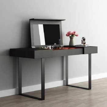 Poltrona Frau Dressing Table Crafted from Smoked Solid (XF-11845)
