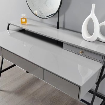 Poltrona Frau Dressing Table Crafted from Smoked Solid (XF-11869)