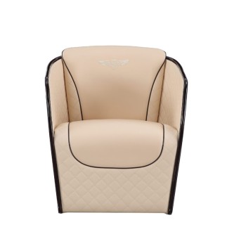 BENTLEY Top Grain Cow Leather Leisure Chair (XF-1918)