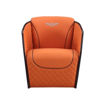 BENTLEY Top Grain Cow Leather Leisure Chair (XF-1918)