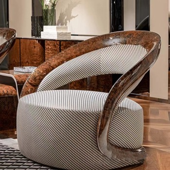 BENTLEY Top Grain Cow Leather Leisure Chair (XF-1929)