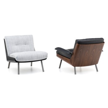 Minotti Leisure Chair Leather Fabric (XF-2400)