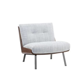 Minotti Leisure Chair Leather Fabric (XF-2400)
