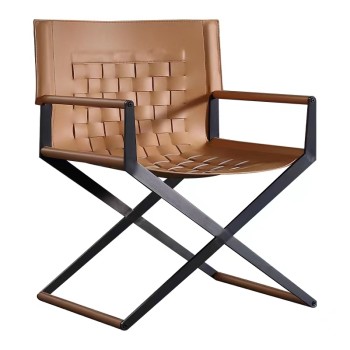 Molteni&C Stainless Steel Bycast Leisure Chair