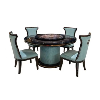 Versace Metal Round Dining Table (XF-2883)