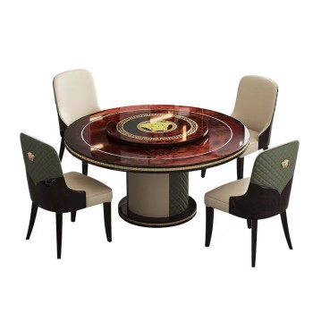 Versace Ø1500*780mm Diamond Round Dining Table