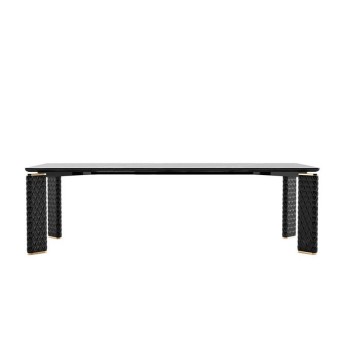 Versace Metal Rectangle Dining Table