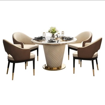 Giorgio Armani Marble Dining Table (XF-3619)