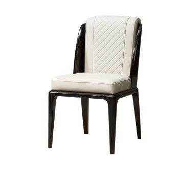 Bentley Dining Chair in Solid Wood Veneer Wooden Painting