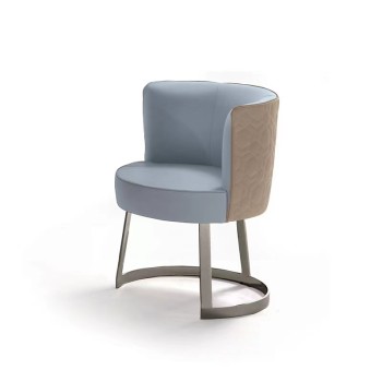 LONGHI Dining Chair Stainless Steel Metal