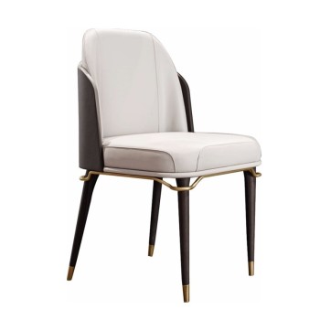 TURRI Dining Chair Fabric Solid Wood (XF-4593)