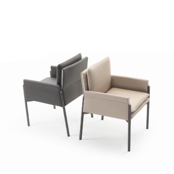 TURRI Armchair Stainless Steel Metal