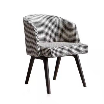 Minotti Armchair Fabric Solid Wood