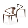 Ceccotti Collezioni Armchair Fabric Solid Wood