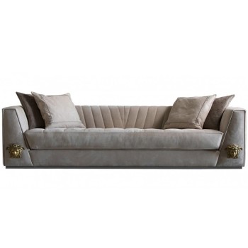 Versace Sofa Italian Article Nubuck Fabric Living Room