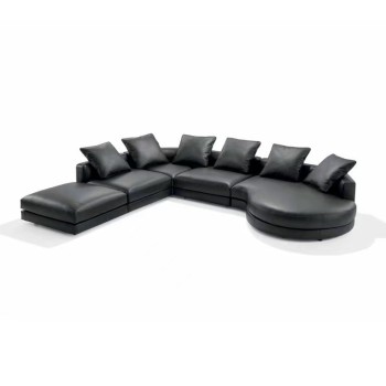 Versace Top Grain Leather Sofa