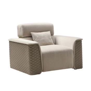 Bentley Armchair in Nubuck Fabric