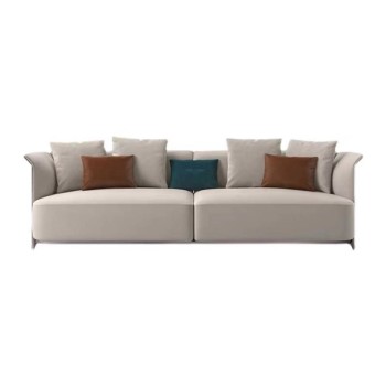 Bentley Living Room Sofa in Top Grain Cow Leather