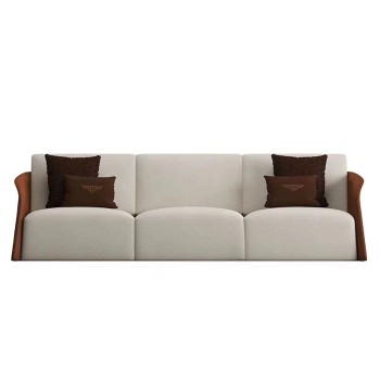 Bentley Micro Fiber & Fabric Living Room Sofa