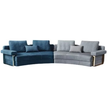 FENDI Luxurious Nubuck Fabric Sofa