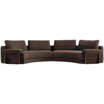 FENDI Luxurious Nubuck Fabric Sofa