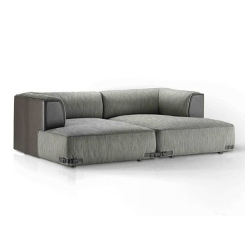 FENDI Cotton Corner Sofa with Design