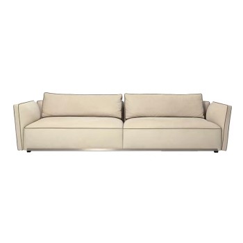 Visionnaire Corner Sofa with Nubuck Fabric