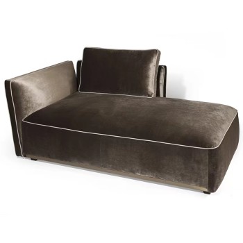 Visionnaire Corner Sofa with Nubuck Fabric