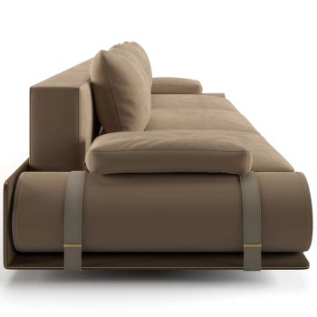 Visionnaire Living Room Sofa Nubuck Fabric