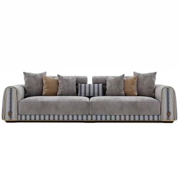 Roberto Cavalli Nubuck Living Room Sofaa