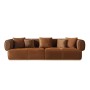 Cornelio Cappellini Nubuck Fabric Sofa (XF-5916)
